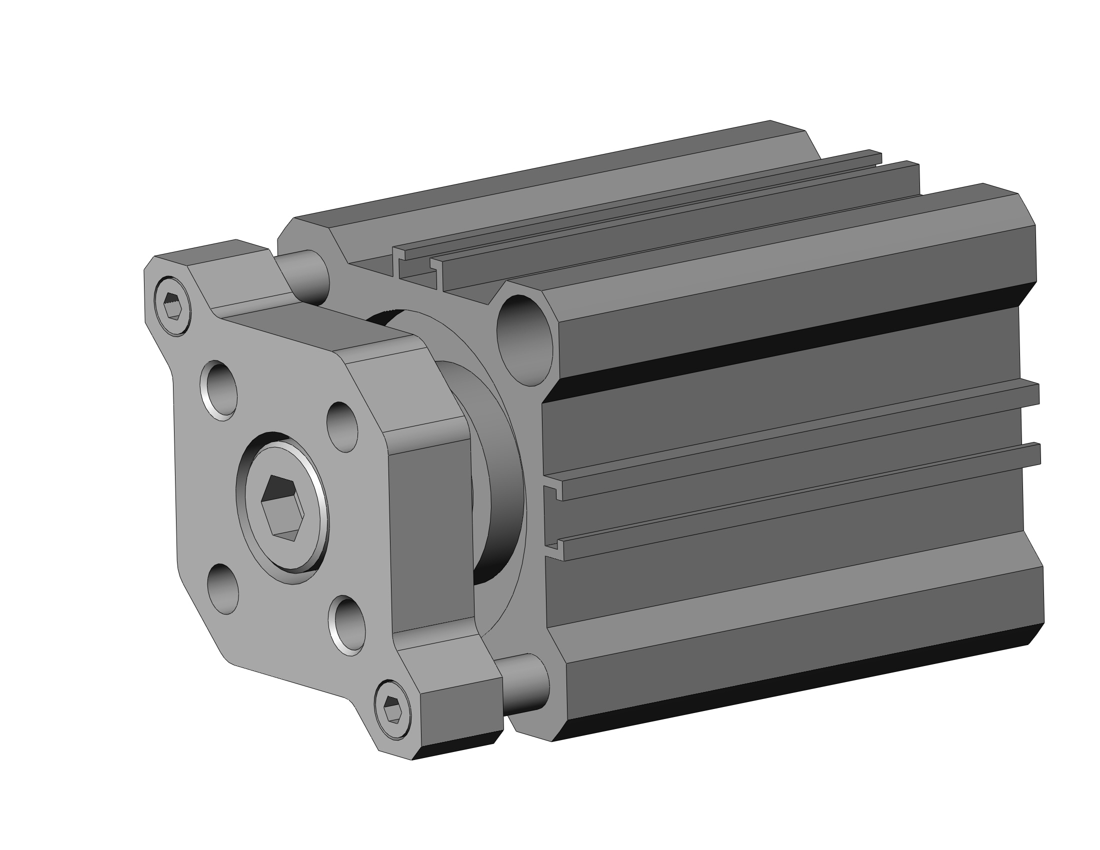 SMC CDQMB32-25-M9NWVSAPC compact guide rod cylinder, cqm, COMPACT CYLINDER W/GUIDE