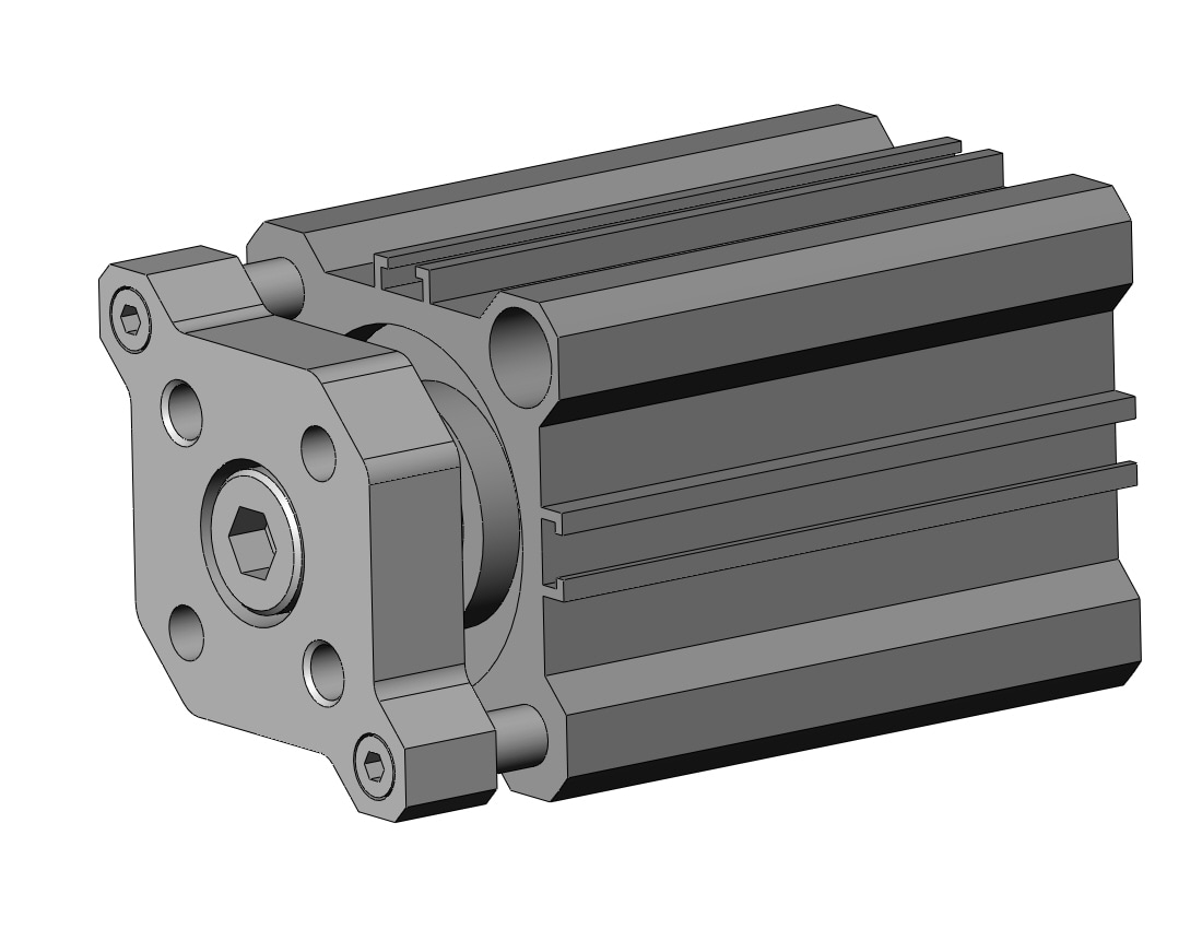 SMC CDQMB32TF-30-M9P compact guide rod cylinder, cqm, COMPACT CYLINDER W/GUIDE