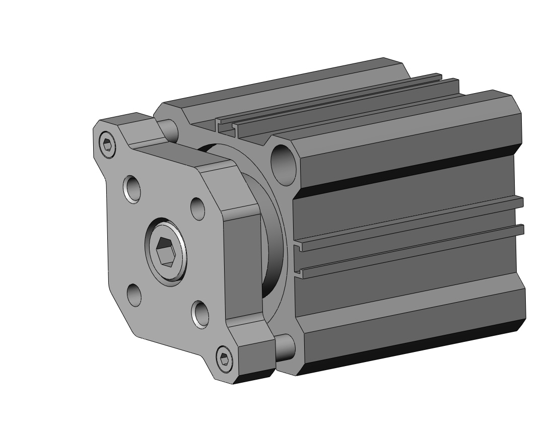 SMC CDQMB40-20-M9BAVL cyl, compact, auto-switch, CQM COMPACT GUIDE ROD CYLINDER