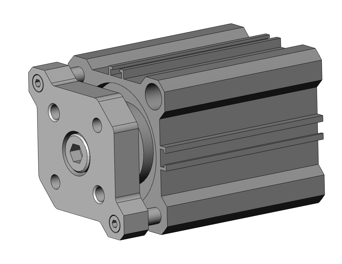 SMC CDQMB40TN-25-M9BAZ compact guide rod cylinder, cqm, COMPACT CYLINDER W/GUIDE