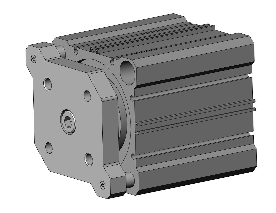 SMC CDQMB80-50-M9P cyl, compact, auto-switch, CQM COMPACT GUIDE ROD CYLINDER