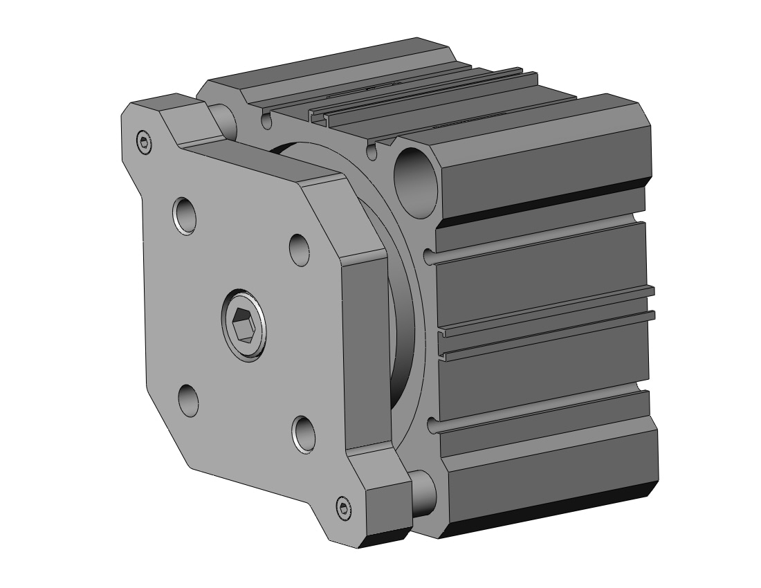 SMC CDQMB80TF-10-M9PSAPC cyl, compact, auto-switch, CQM COMPACT GUIDE ROD CYLINDER