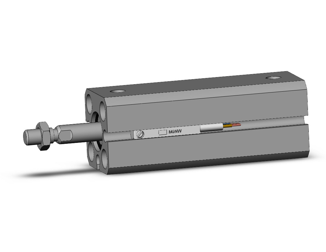 SMC CDQSB12-35DCM-M9NWL cyl, compact, dbl act long stk, CQS COMPACT CYLINDER