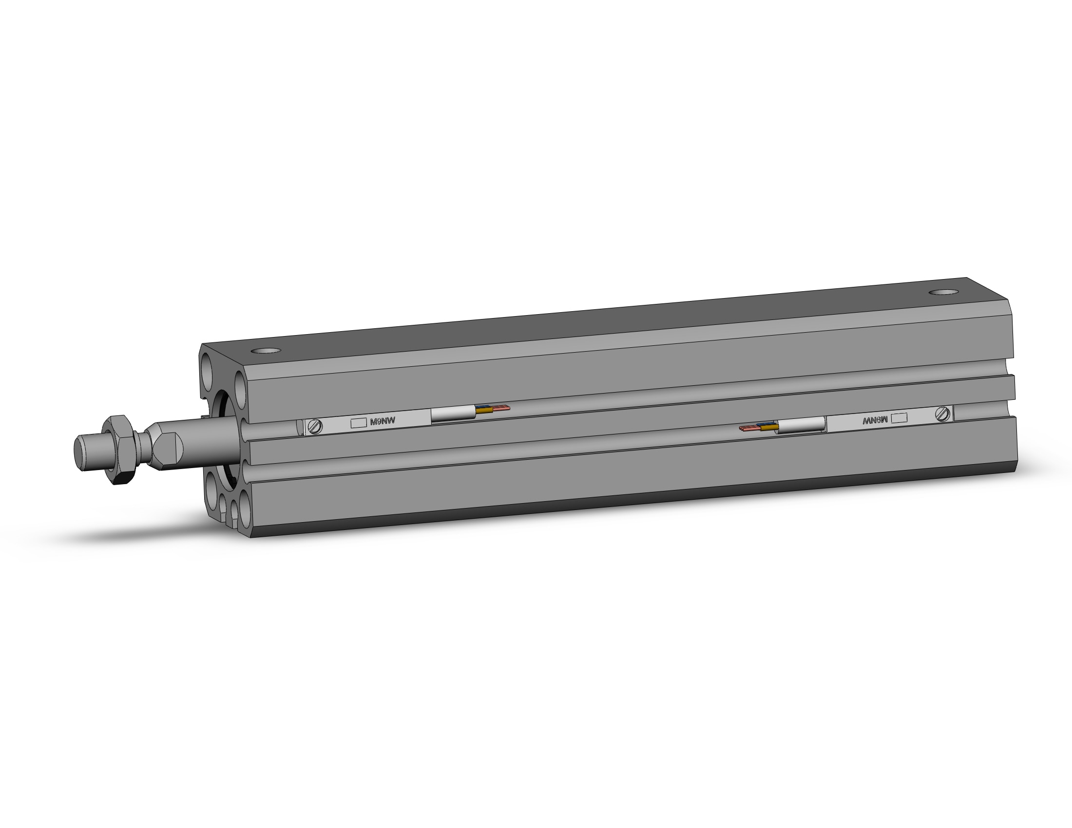 SMC CDQSB16-100DCM-M9NW cyl, compact, dbl act long stk, CQS COMPACT CYLINDER