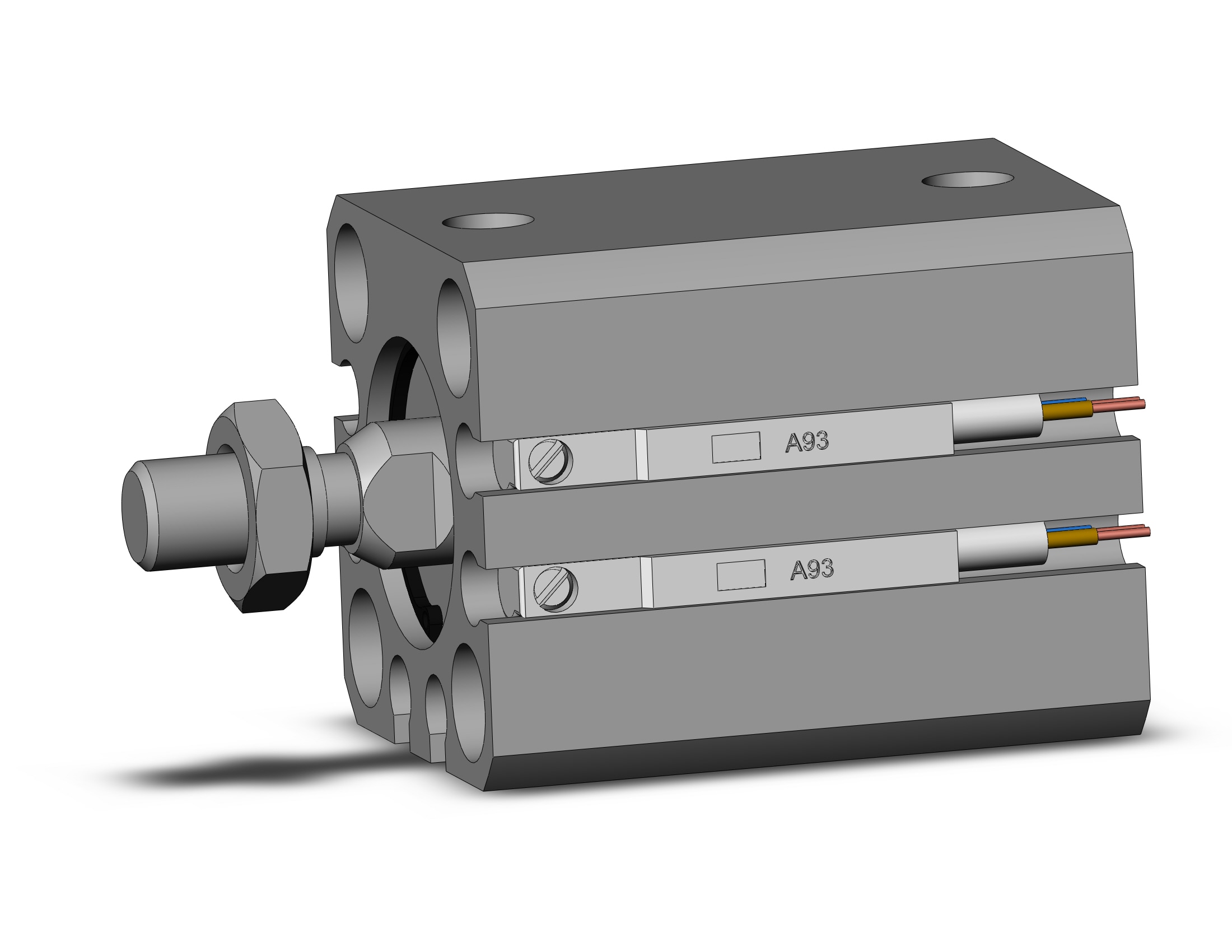 SMC CDQSB16-15DM-A93 cylinder compact, CQS COMPACT CYLINDER