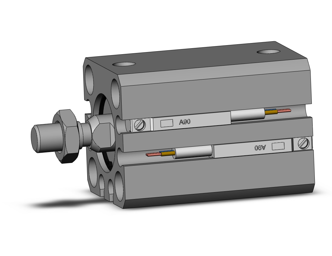 SMC CDQSB16-20DM-A90L cylinder compact, CQS COMPACT CYLINDER