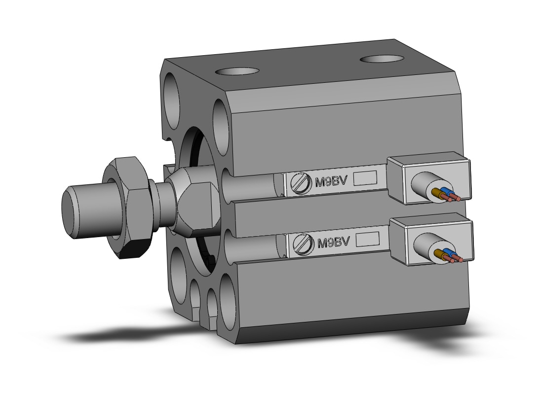 SMC CDQSB16-5DCM-M9BVL cylinder compact, CQS COMPACT CYLINDER