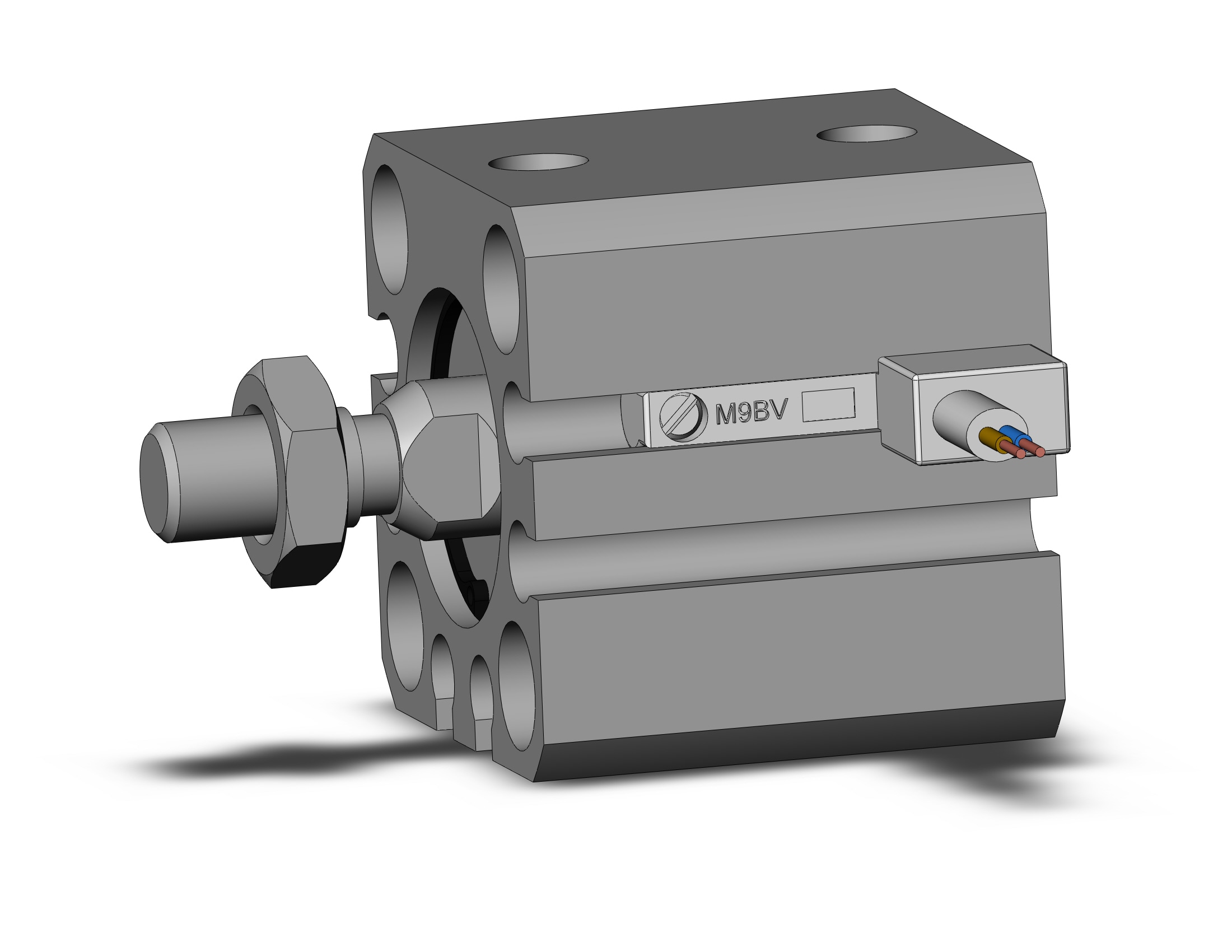 SMC CDQSB16-5DCM-M9BVLS cylinder compact, CQS COMPACT CYLINDER