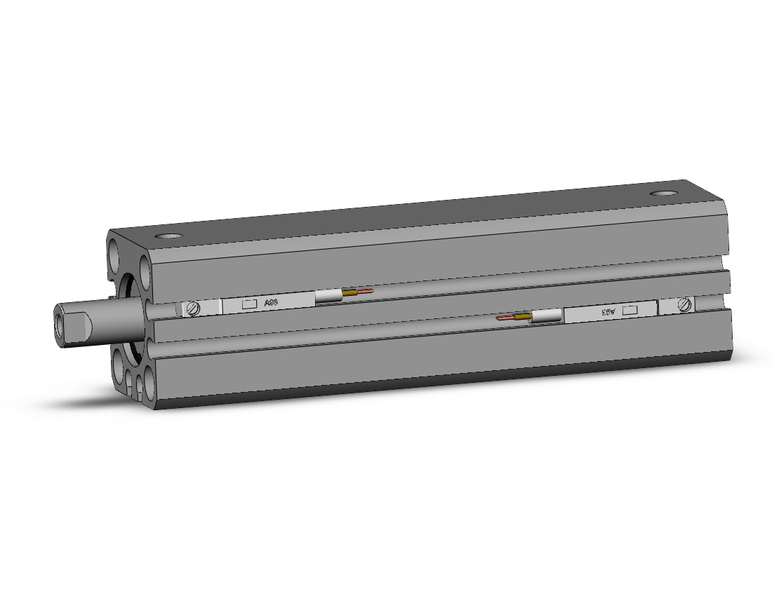 SMC CDQSB16-75DC-A93L cyl, compact, dbl act long stk, CQS COMPACT CYLINDER