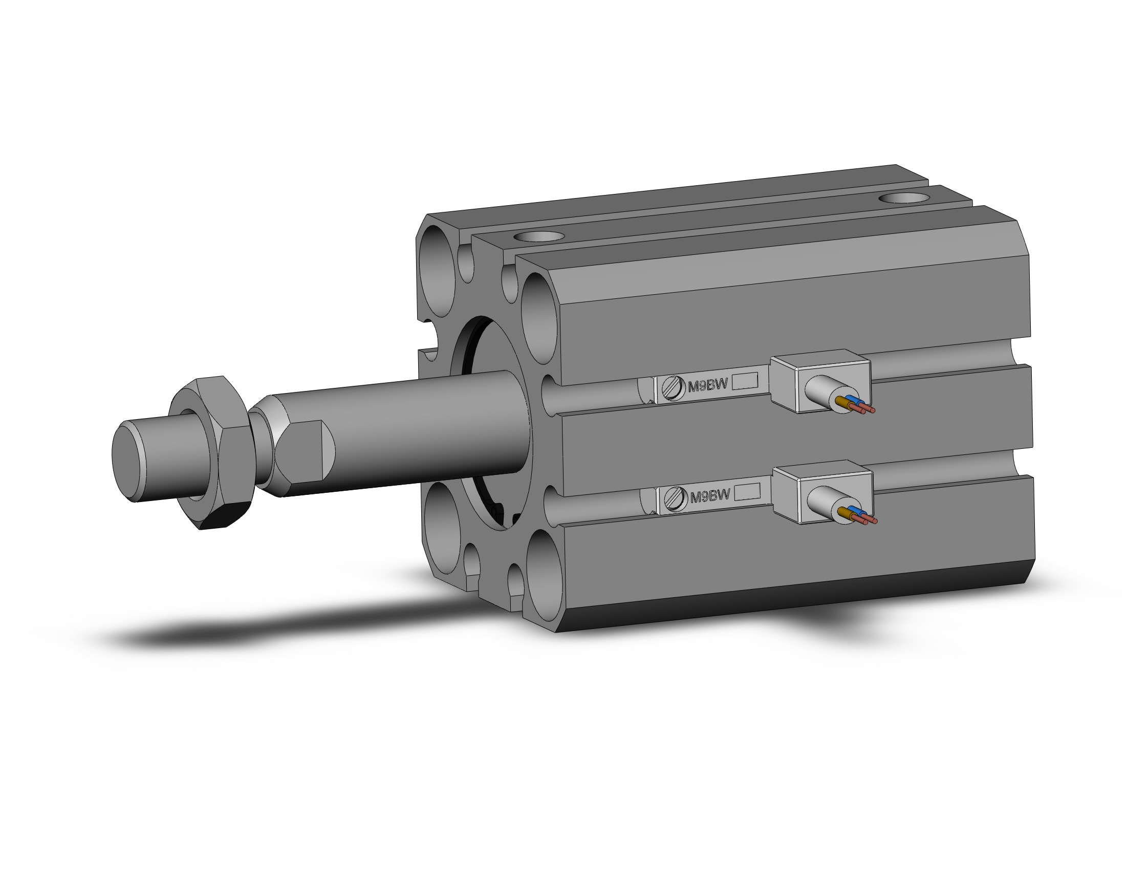 SMC CDQSB20-10TM-M9BWVL cylinder, compact, COMPACT CYLINDER