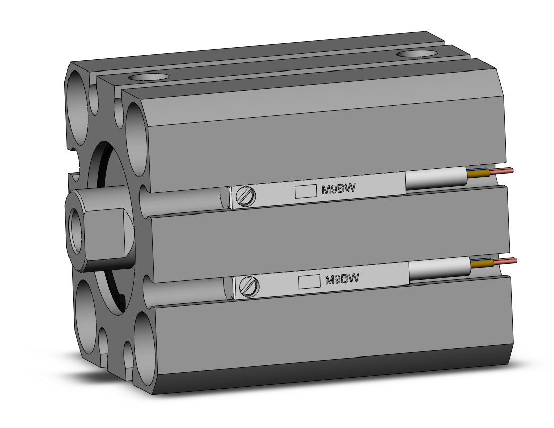 SMC CDQSB20-15D-M9BW compact cylinder, CQS COMPACT CYLINDER