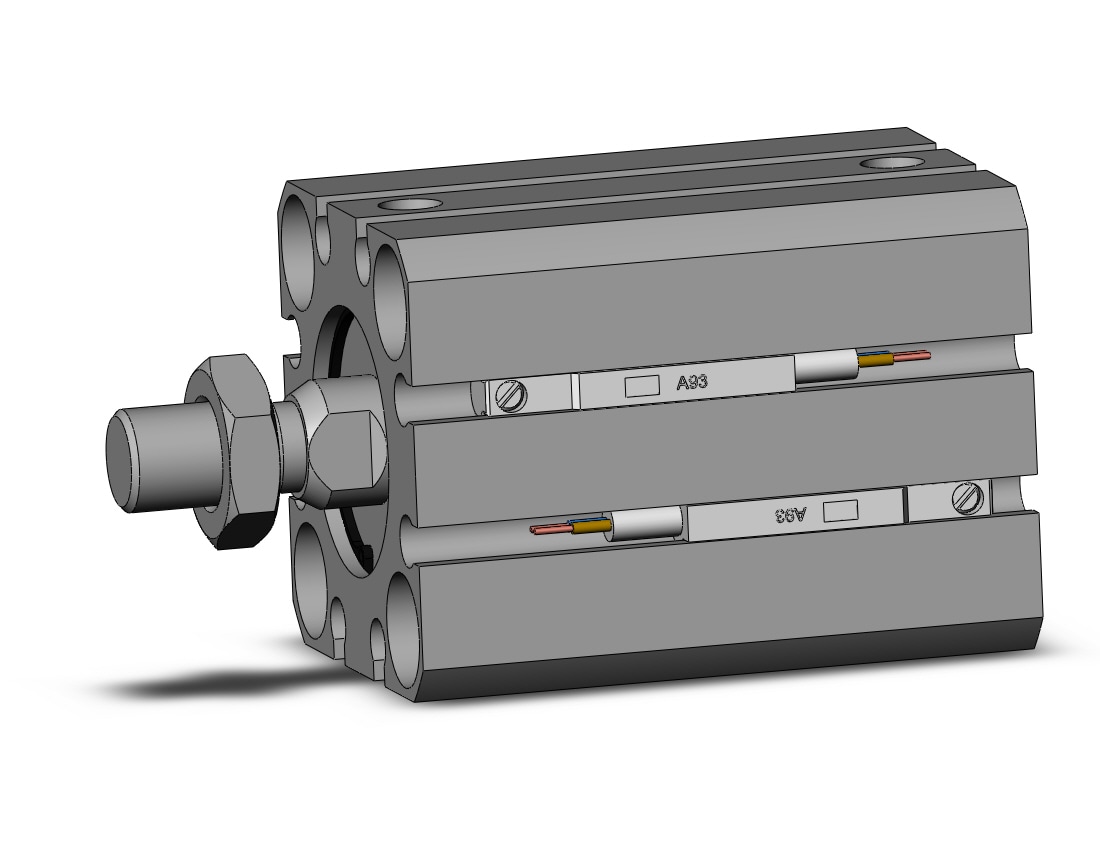 SMC CDQSB20-20DM-A93L cylinder, compact, COMPACT CYLINDER