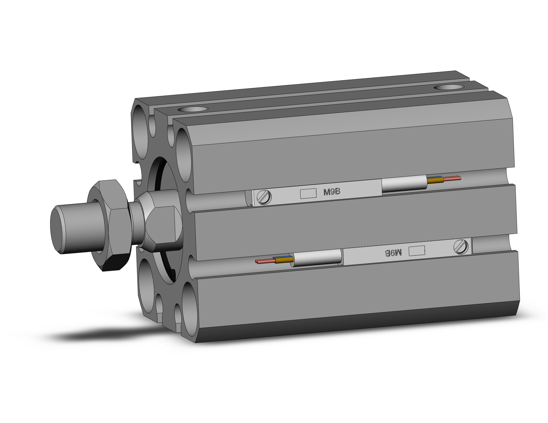 SMC CDQSB20-25DCM-M9BL cylinder compact, CQS COMPACT CYLINDER