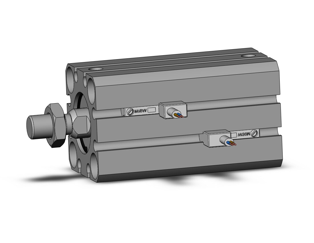 SMC CDQSB20-35DCM-M9BWVL cyl, compact, dbl act, auto-sw, CQS COMPACT CYLINDER