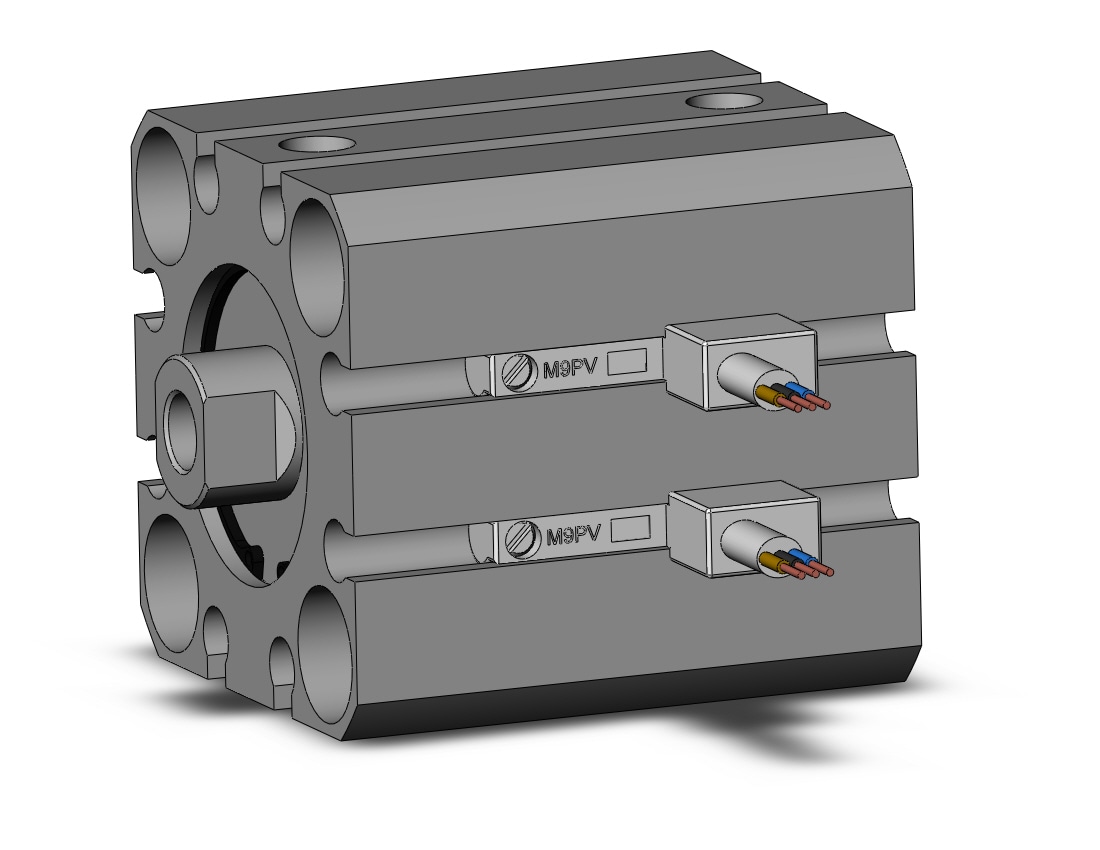 SMC CDQSB20-5S-M9PVSAPC cylinder, compact, COMPACT CYLINDER