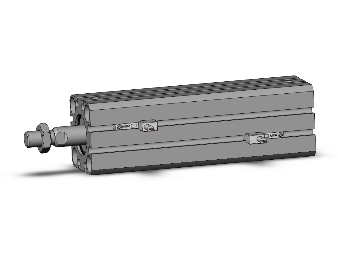 SMC CDQSB20-75DCM-M9BVL cyl, compact, dbl act long stk, CQS COMPACT CYLINDER