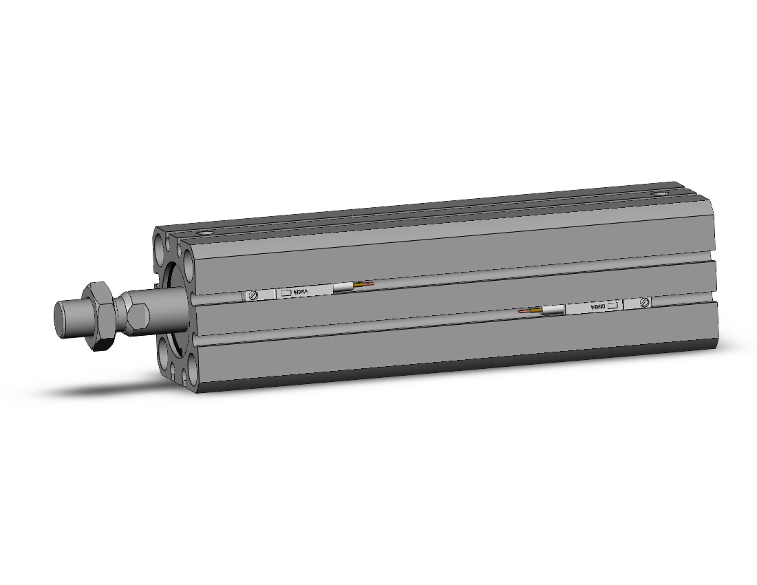 SMC CDQSB25-100DCM-M9BAL cyl, compact, dbl act long stk, CQS COMPACT CYLINDER