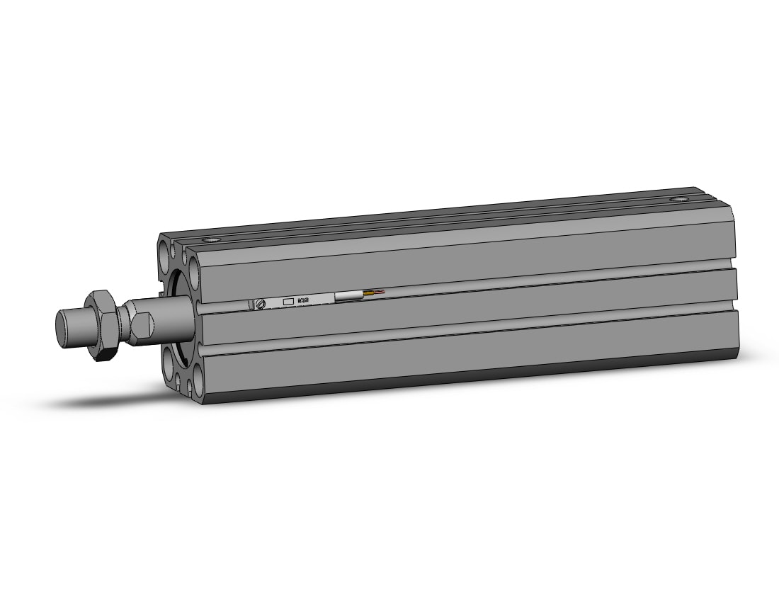 SMC CDQSB25-100DCM-M9BLS cyl, compact, dbl act long stk, CQS COMPACT CYLINDER