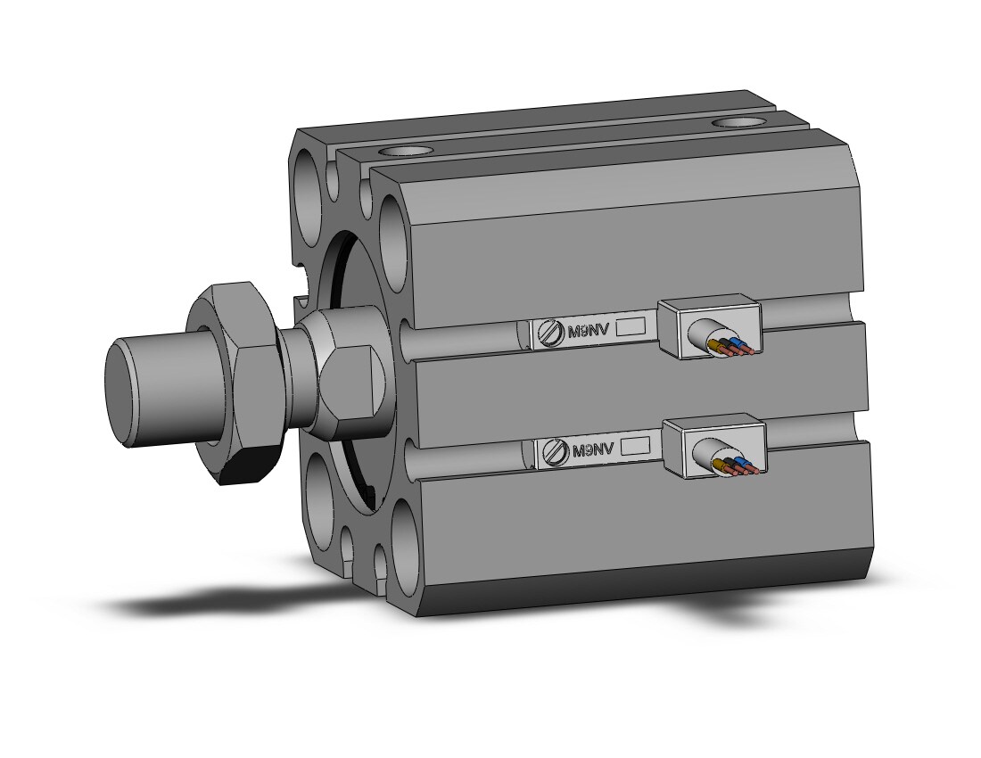 SMC CDQSB25-10DCM-M9NVL cylinder compact, CQS COMPACT CYLINDER