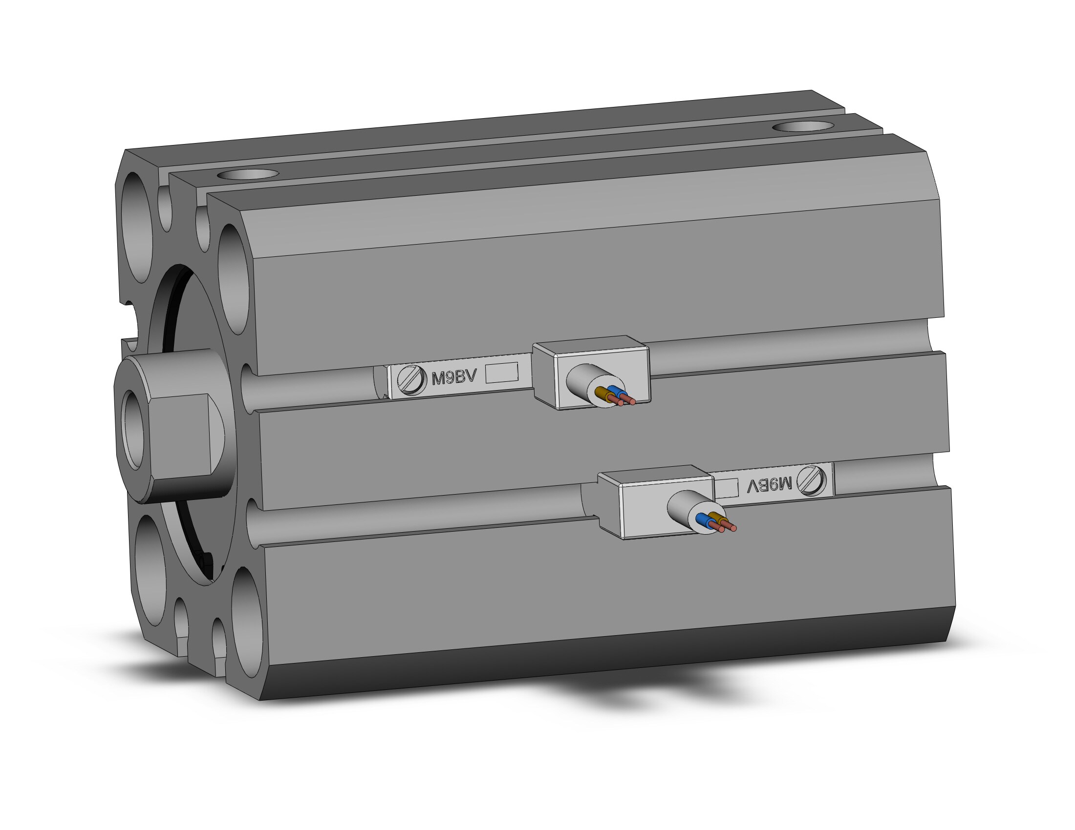 SMC CDQSB25-25D-M9BVSDPC cylinder, compact, COMPACT CYLINDER