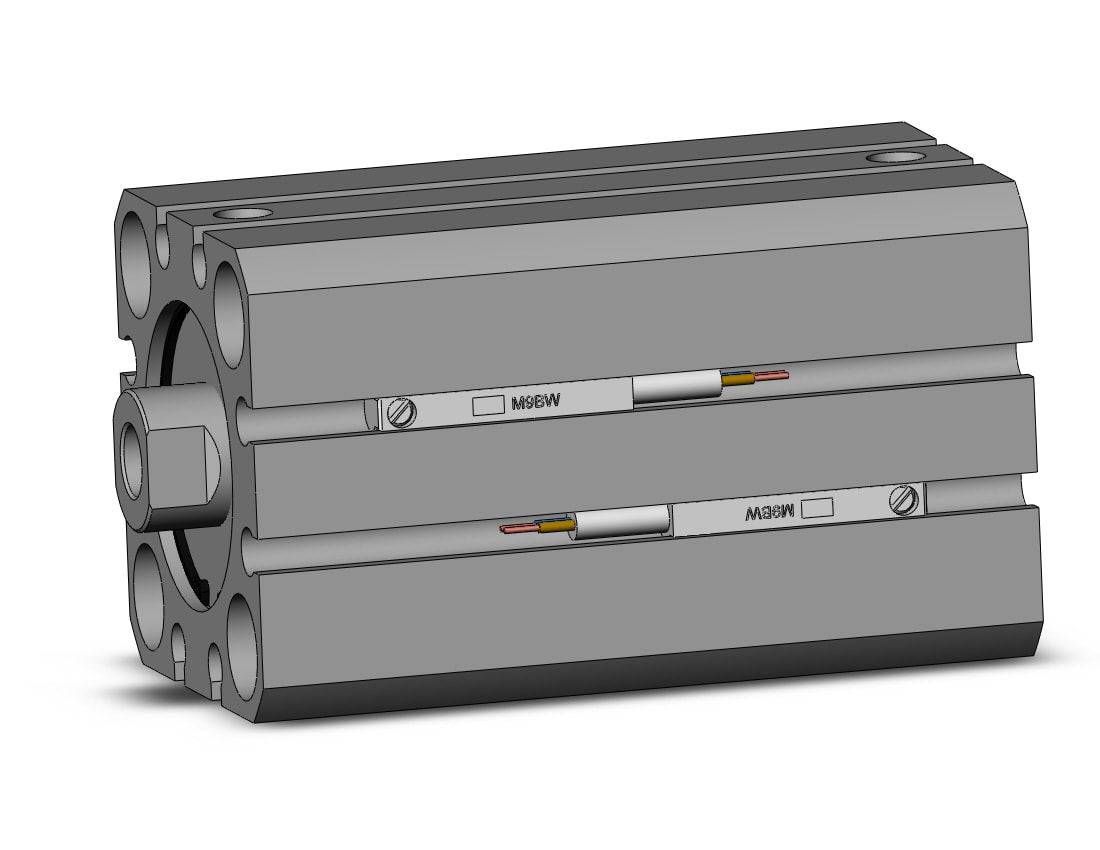 SMC CDQSB25-35D-M9BWL 25mm cqs dbl-act auto-sw, CQS COMPACT CYLINDER