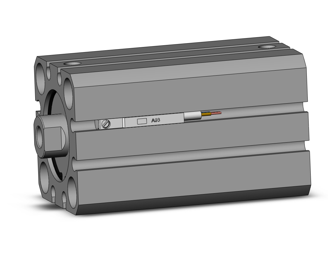 SMC CDQSB25-35DC-A93LS cylinder, compact, COMPACT CYLINDER