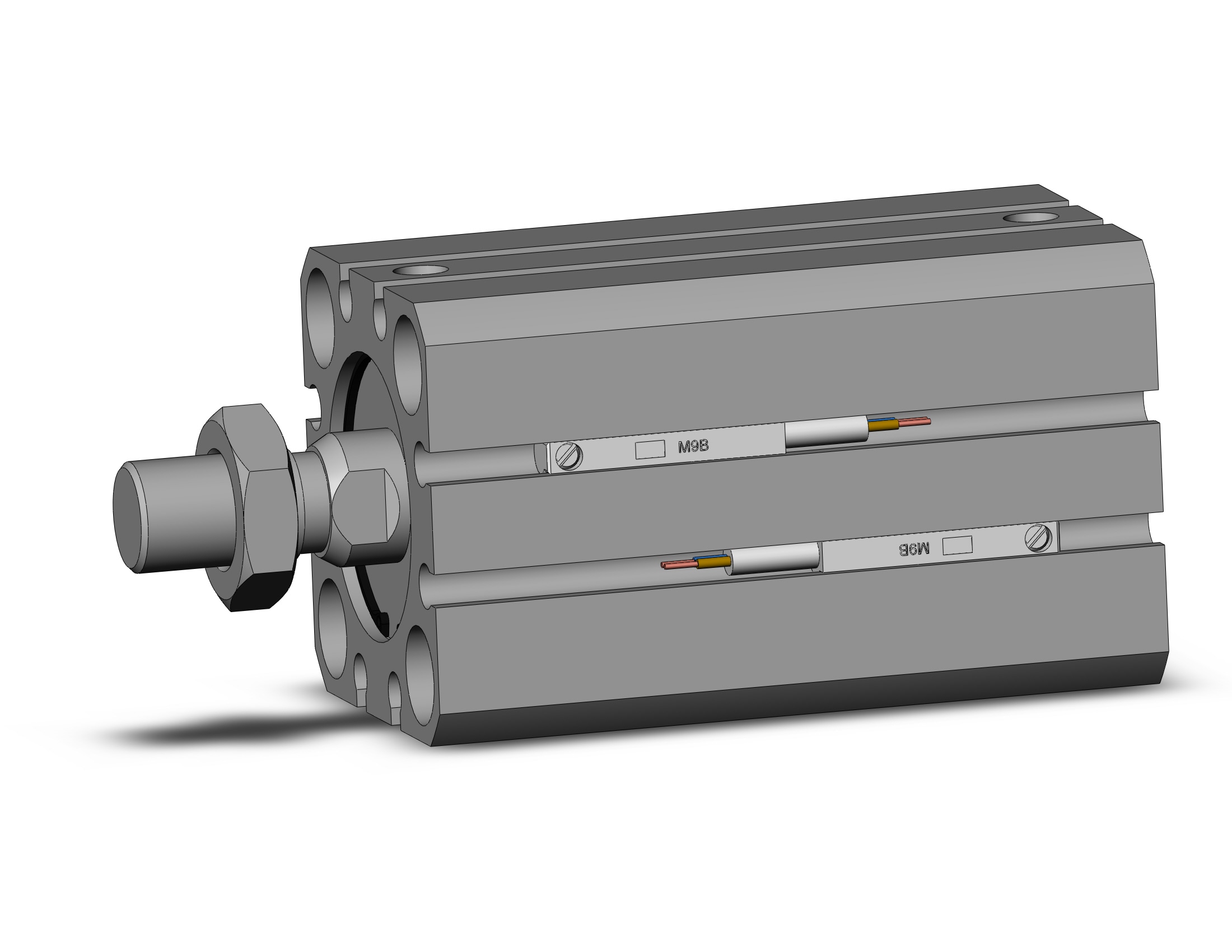 SMC CDQSB25-35DCM-M9B cylinder, compact, COMPACT CYLINDER