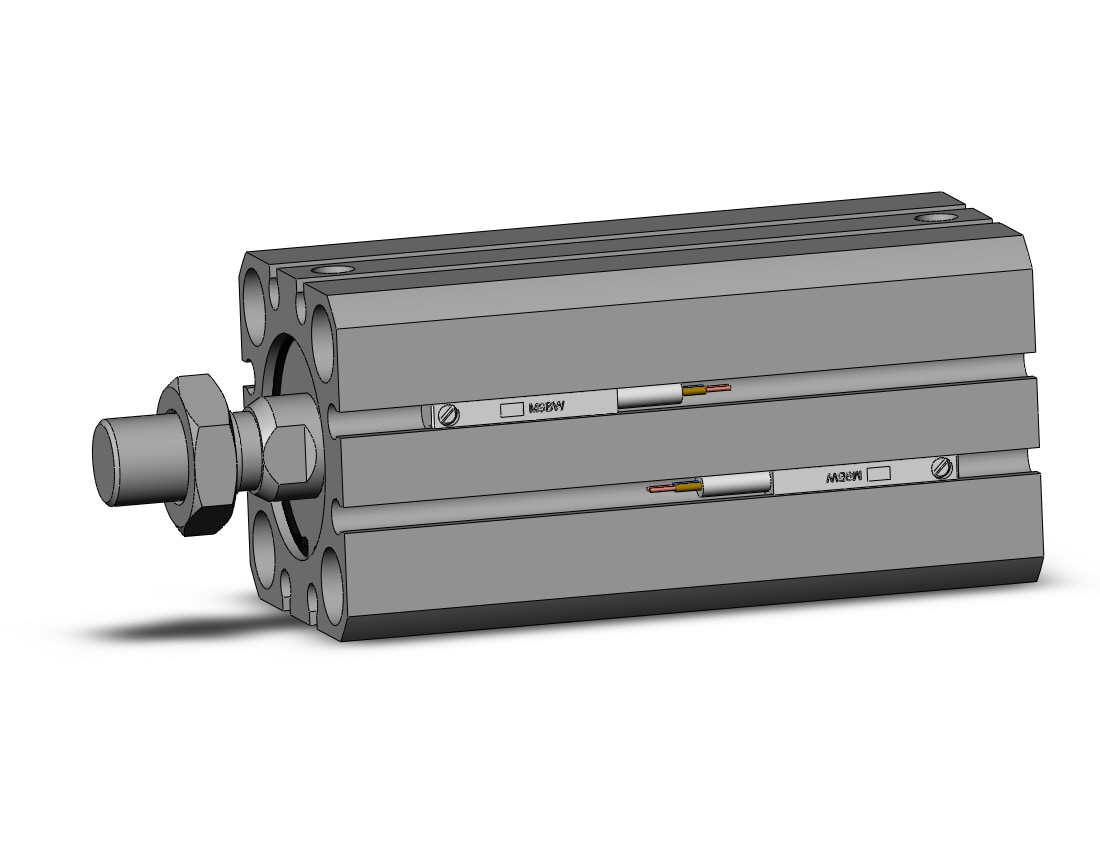 SMC CDQSB25-50DCM-M9BWL cyl, compact, dbl act, auto-sw, CQS COMPACT CYLINDER