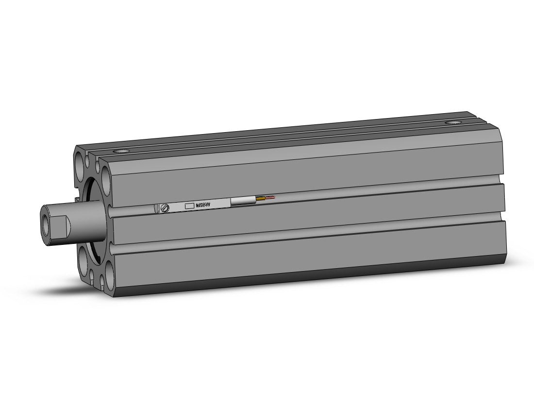 SMC CDQSB25-75DC-M9BWLS cyl, compact, dbl act long stk, CQS COMPACT CYLINDER