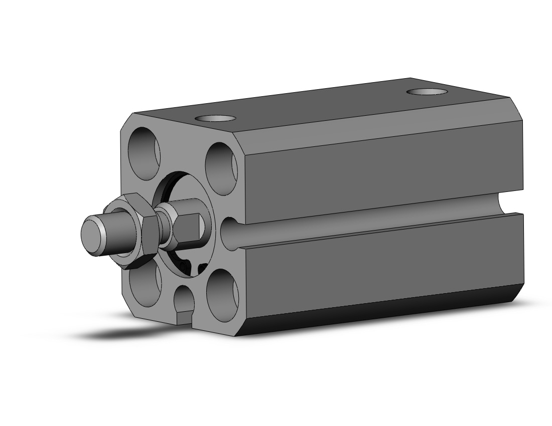 SMC CDQSBS12-15DCM cyl, dbl act, anti-lateral,a/s, CQS COMPACT CYLINDER