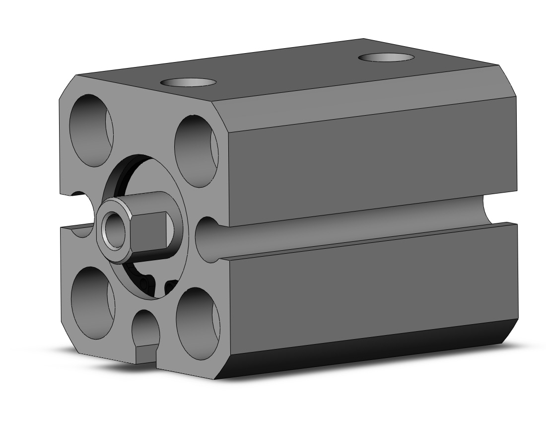 SMC CDQSBS12-5DC cyl, dbl act,anti-lateral,a/sw, CQS COMPACT CYLINDER