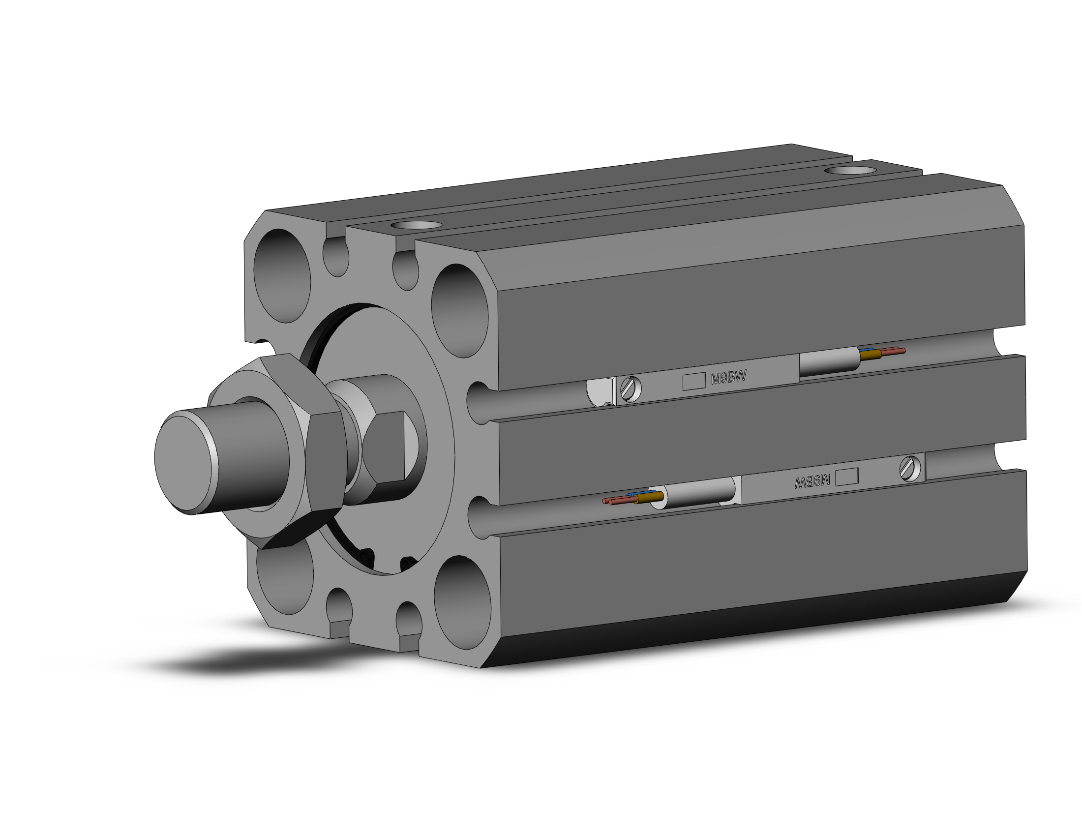 SMC CDQSBS25-25DCM-M9BWZ cylinder, compact, COMPACT CYLINDER