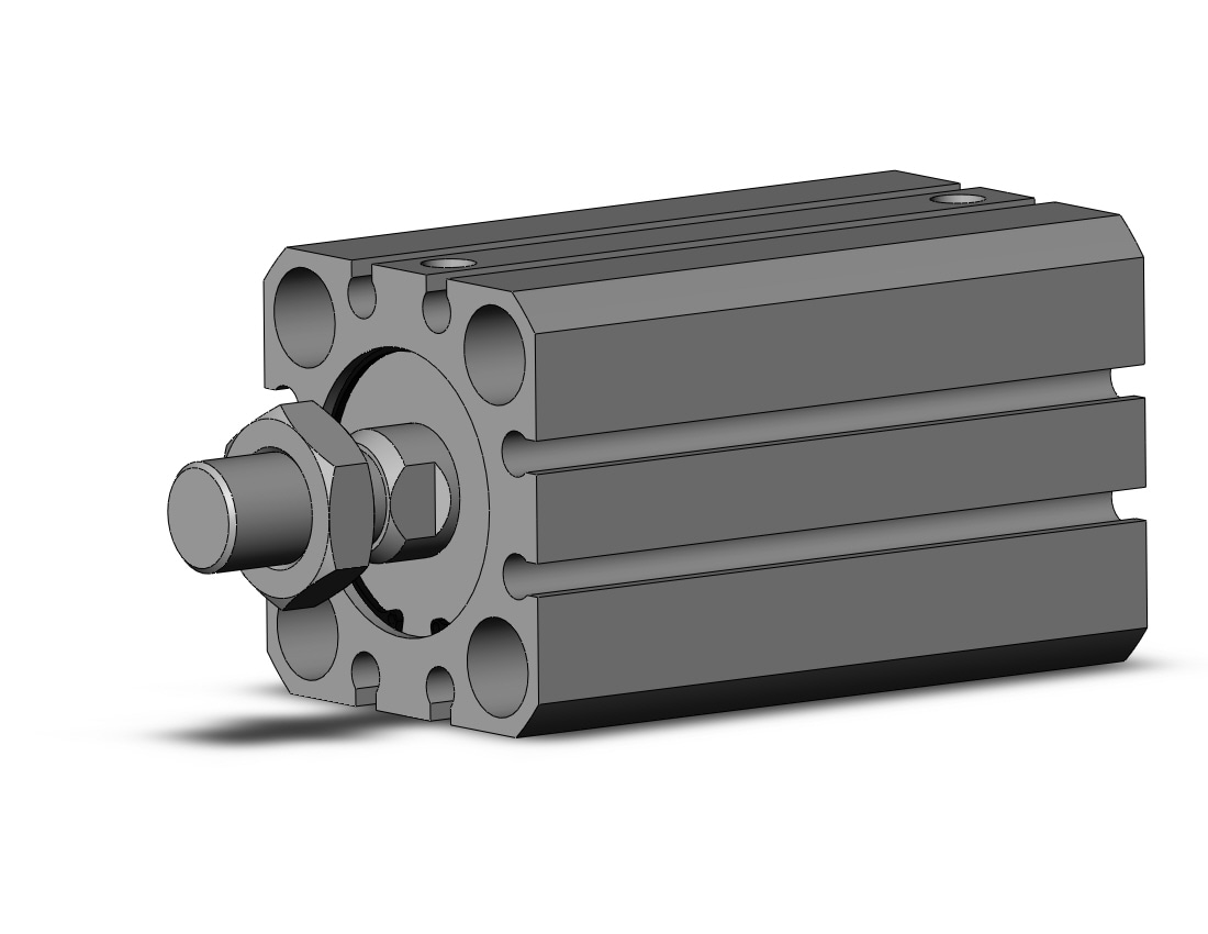 SMC CDQSBS25-30DCM cyl, anti-lateral, s.s. rod, CQS COMPACT CYLINDER