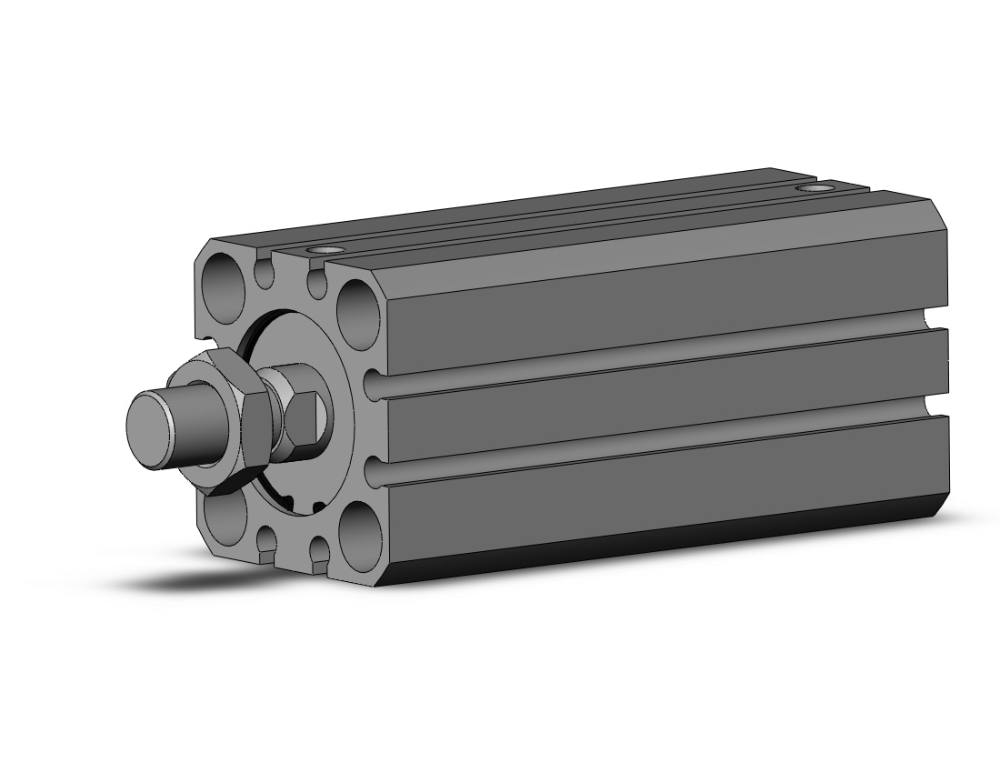 SMC CDQSBS25-50DCM cyl, anti-lateral, s.s. rod, CQS COMPACT CYLINDER