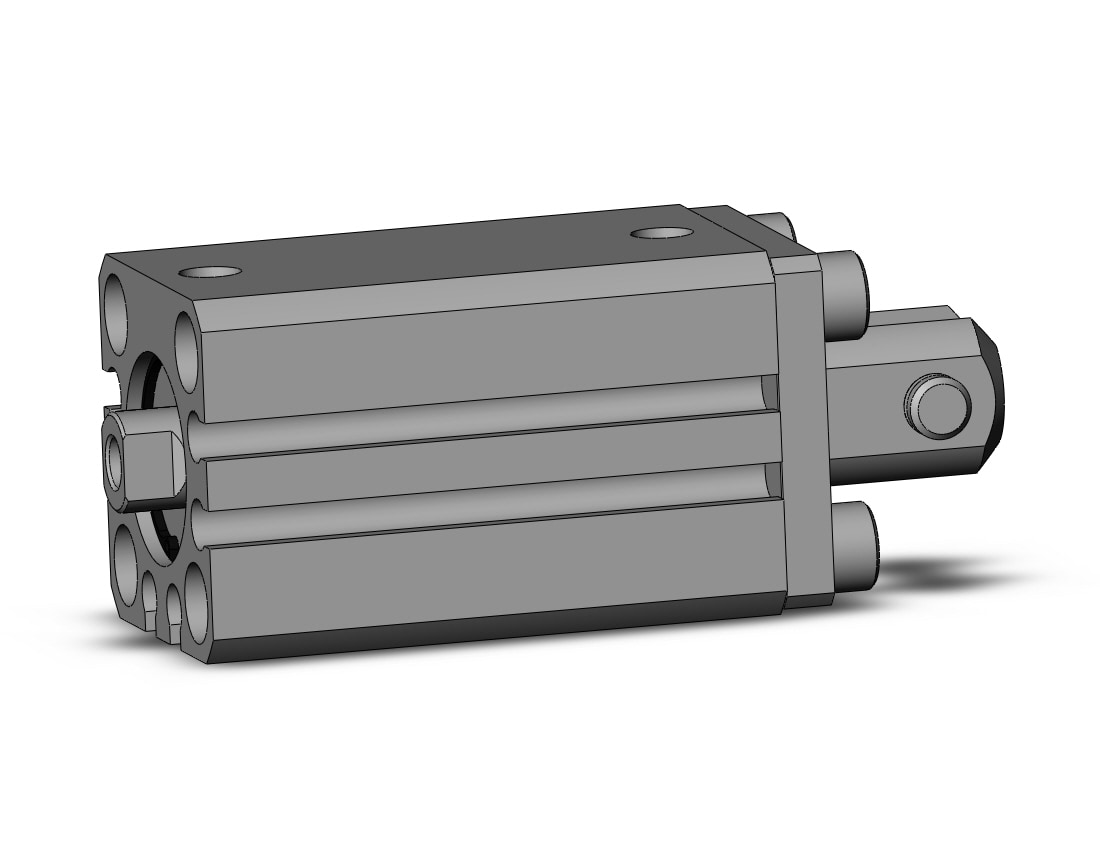 SMC CDQSD16-25D cyl, compact, dbl act, auto-sw, CQS COMPACT CYLINDER