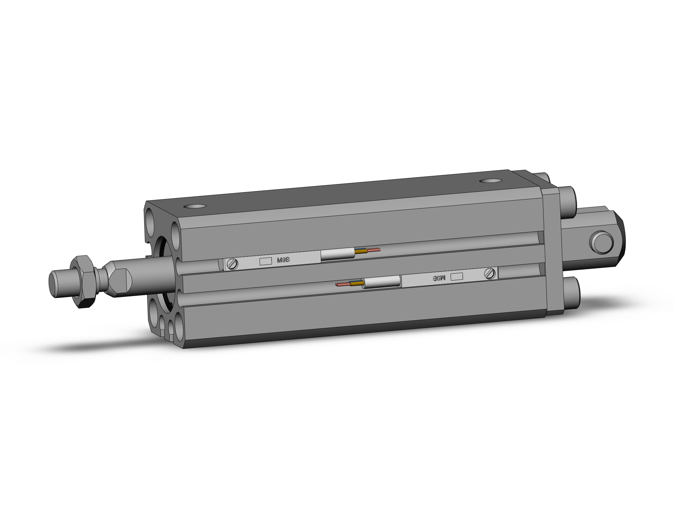 SMC CDQSD16-50DCM-M9BL cylinder, compact, COMPACT CYLINDER