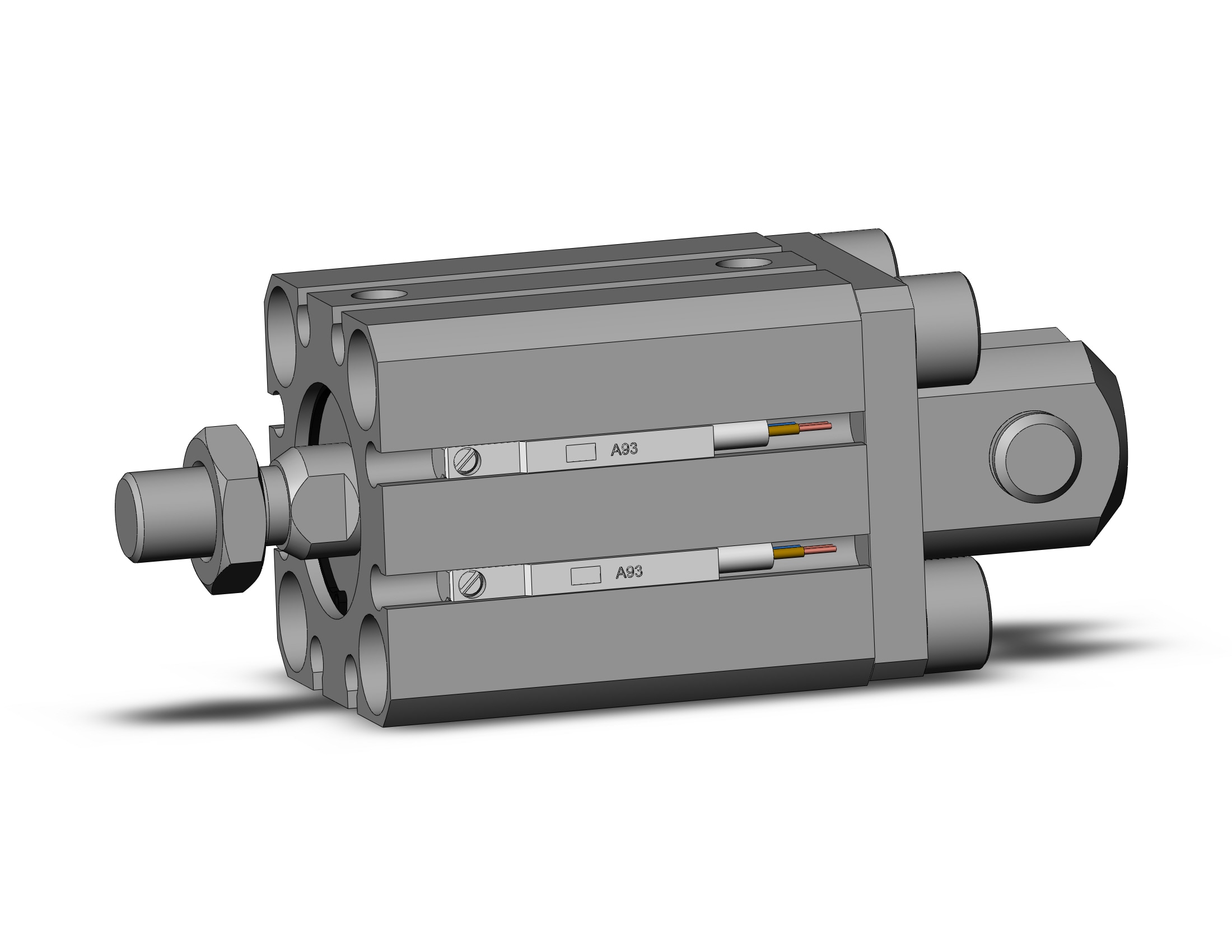 SMC CDQSD20-15DM-A93L cylinder, compact, COMPACT CYLINDER