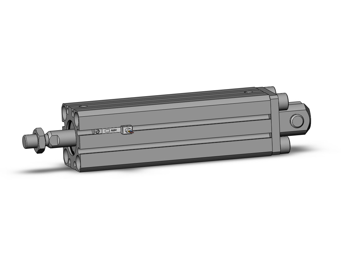 SMC CDQSD20-75DCM-A93VLS cyl, compact, dbl act long stk, CQS COMPACT CYLINDER