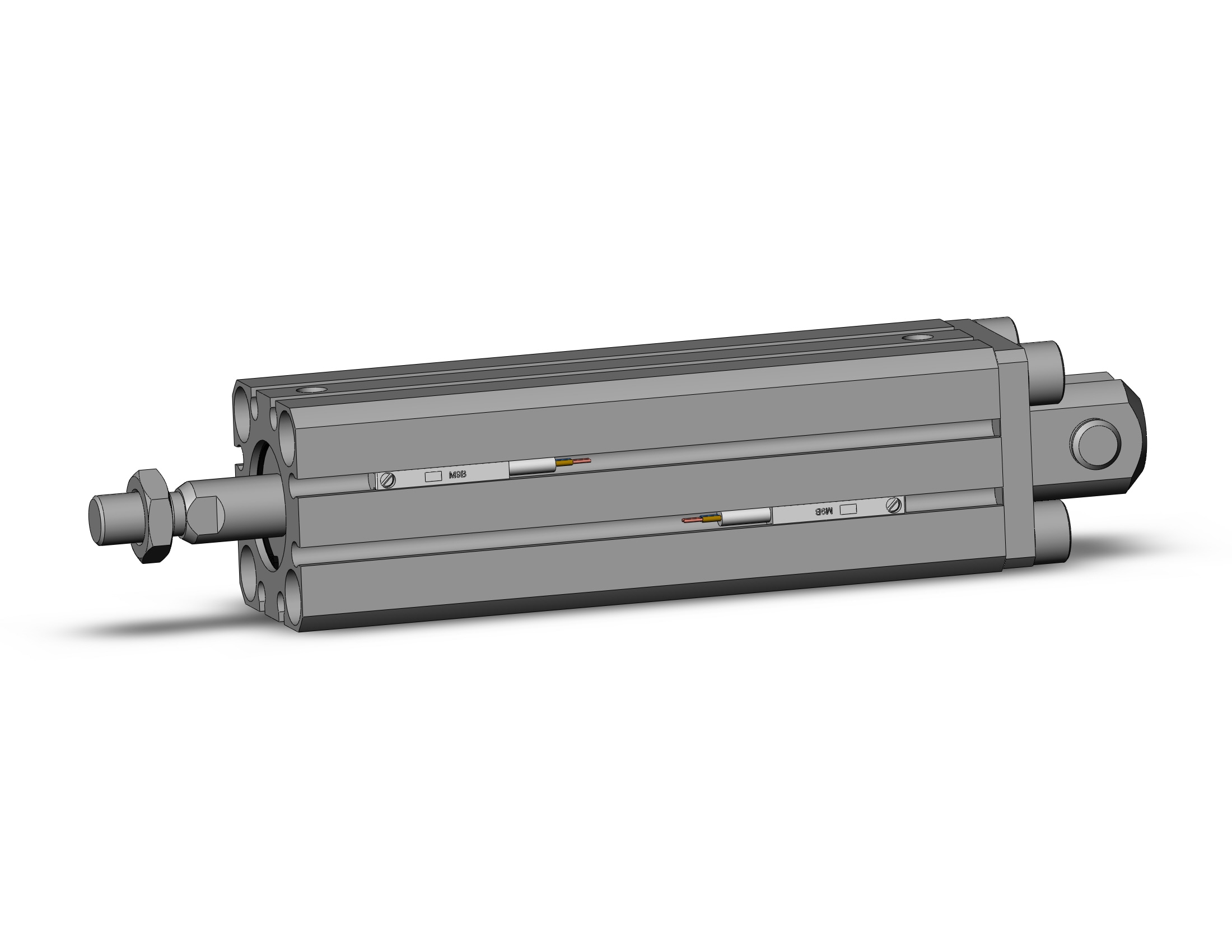 SMC CDQSD20-75DCM-M9BL cyl, compact, dbl act long stk, CQS COMPACT CYLINDER