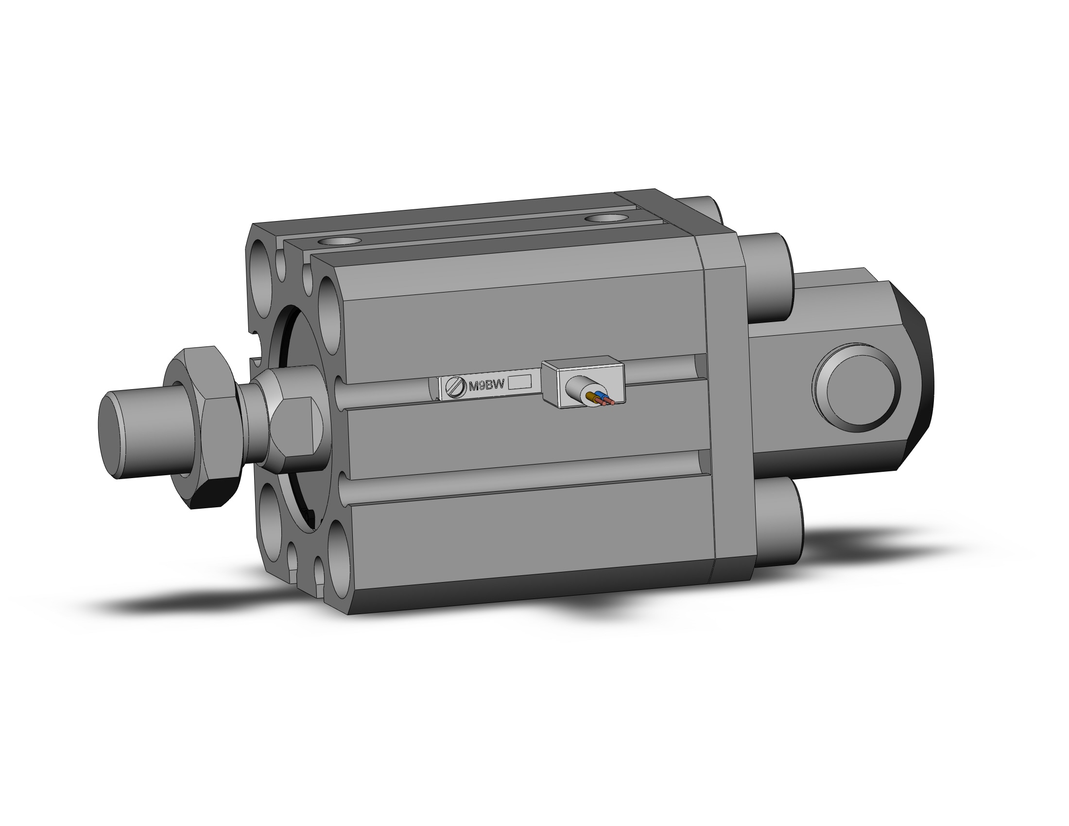 SMC CDQSD25-10DM-M9BWVS cylinder compact, CQS COMPACT CYLINDER