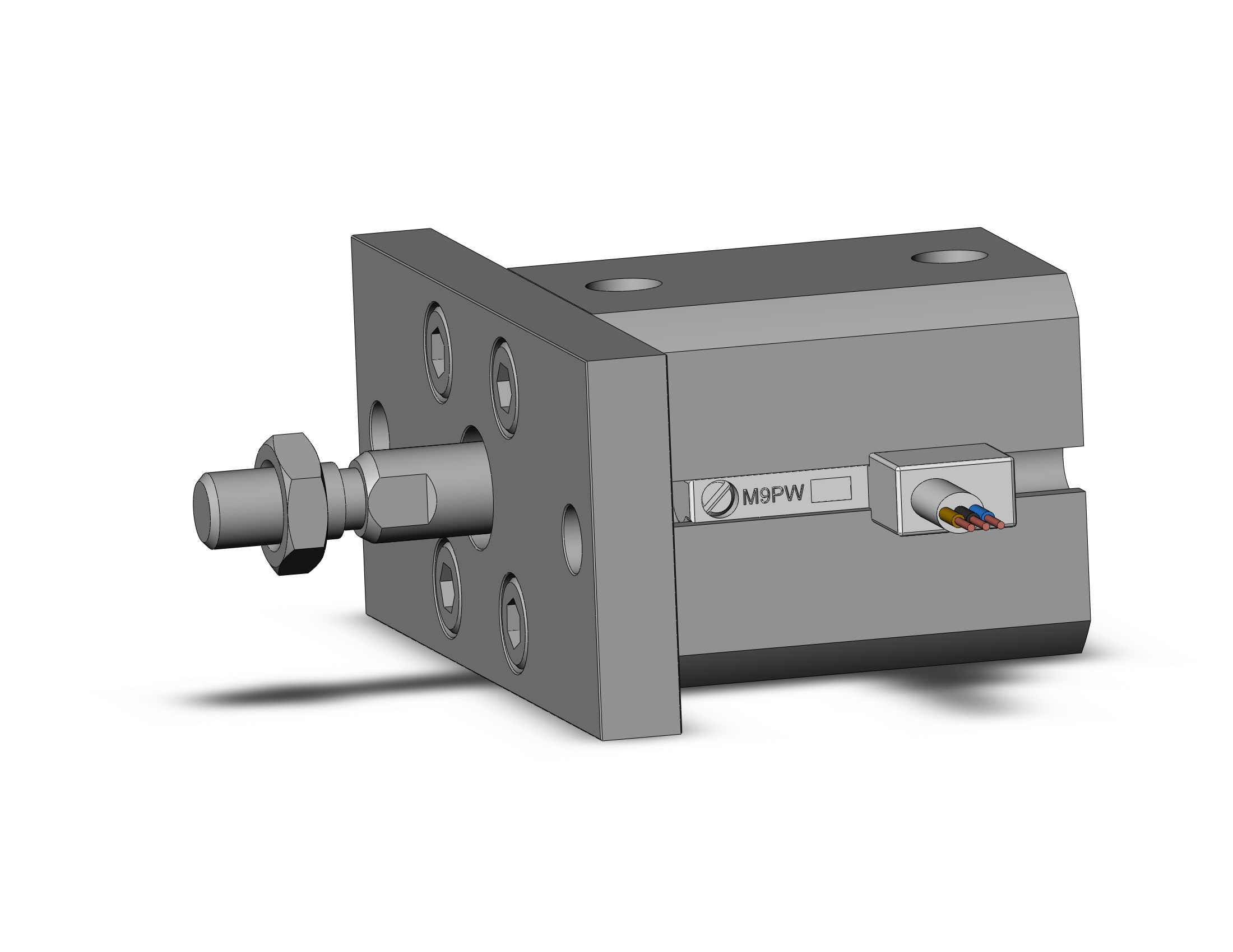 SMC CDQSF12-10DCM-M9PWVSDPC cylinder compact, CQS COMPACT CYLINDER