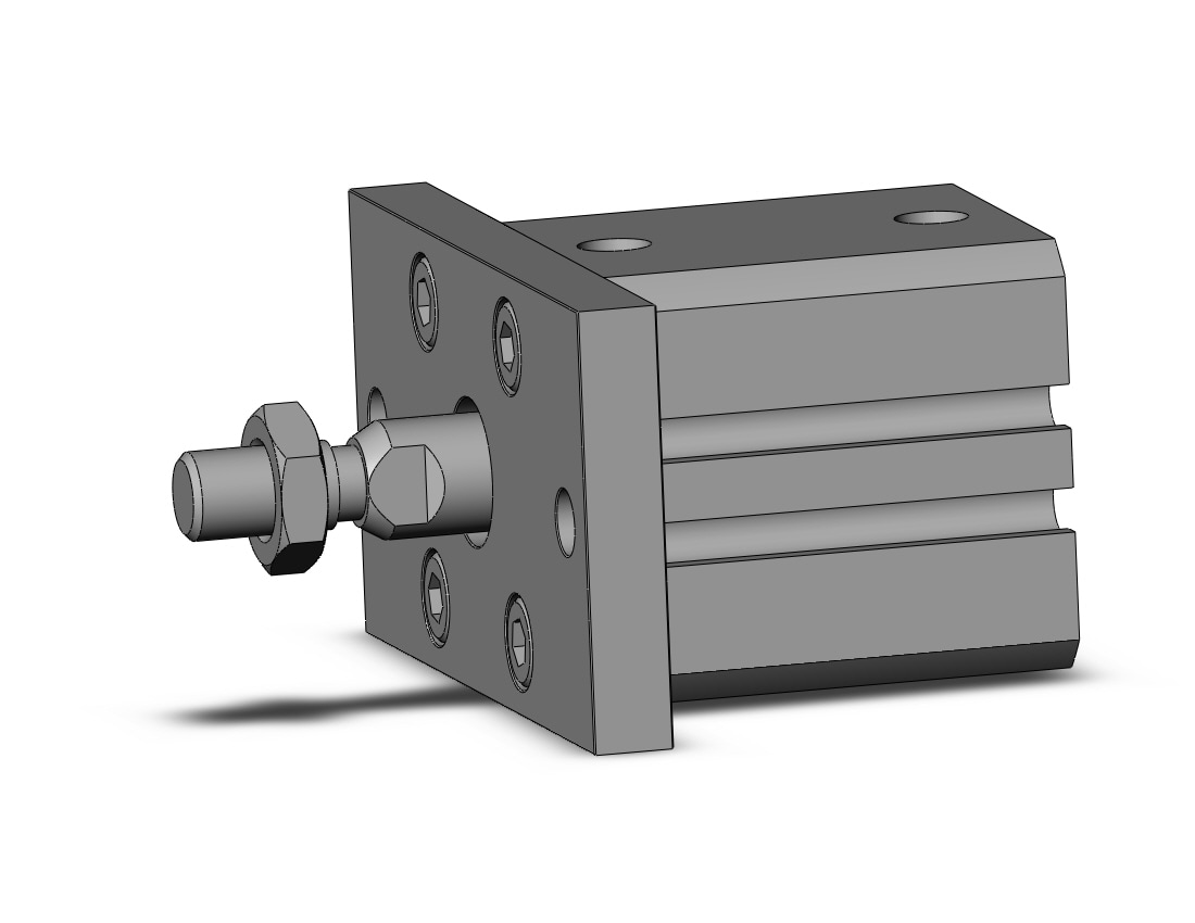 SMC CDQSF16-10DCM cyl, compact, dbl act, auto-sw, CQS COMPACT CYLINDER