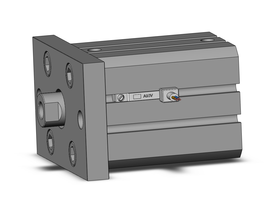 SMC CDQSF25-20D-A93VLS cylinder compact, CQS COMPACT CYLINDER