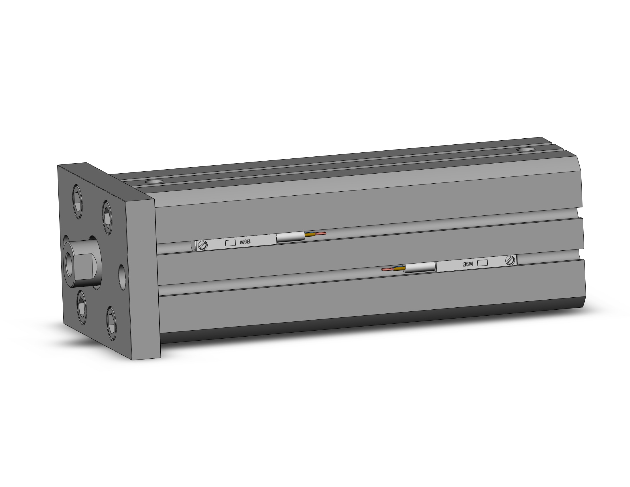 SMC CDQSF25-75DC-M9BL cyl, compact, dbl act long stk, CQS COMPACT CYLINDER