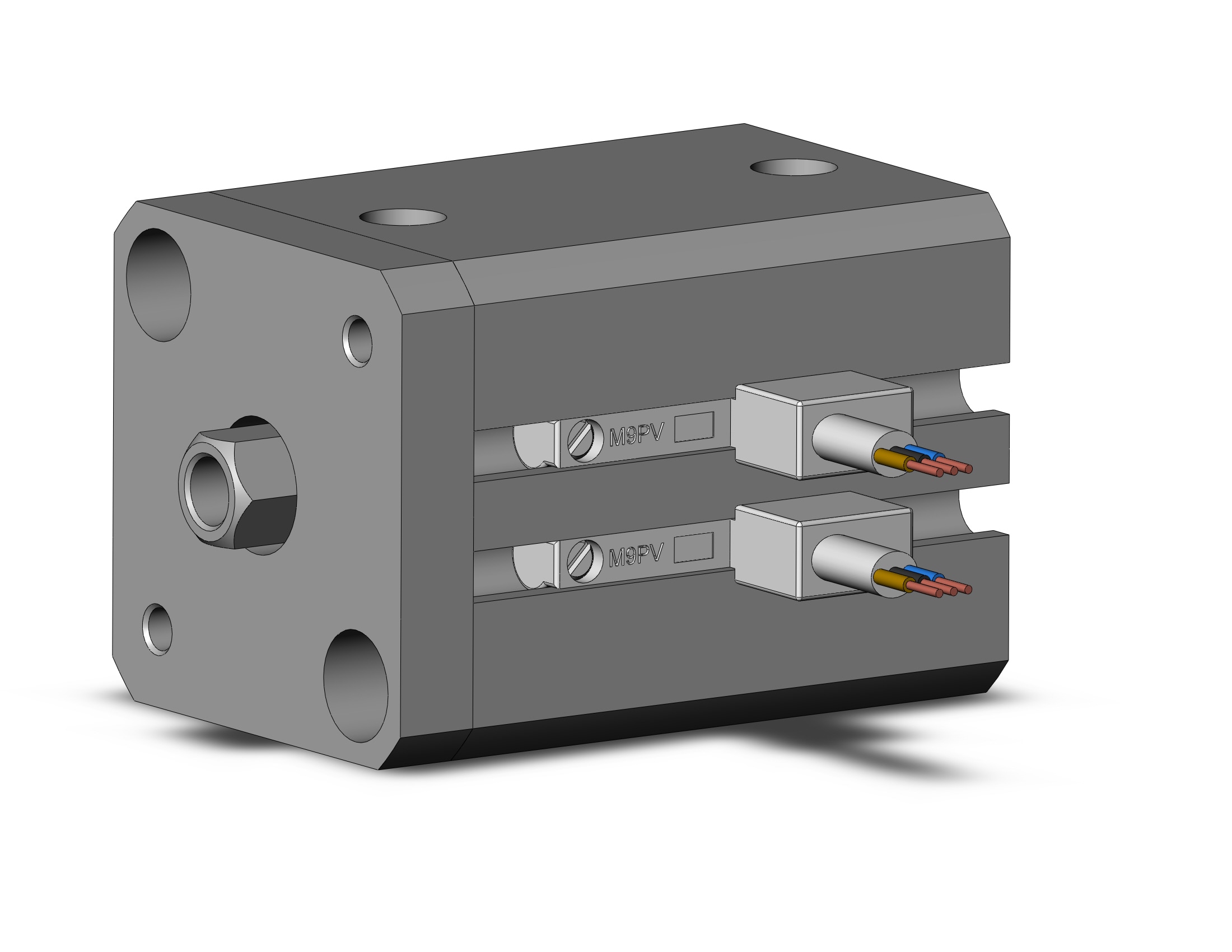 SMC CDQSKB16-15D-M9PVL cyl compact, non rotating, CQS COMPACT CYLINDER