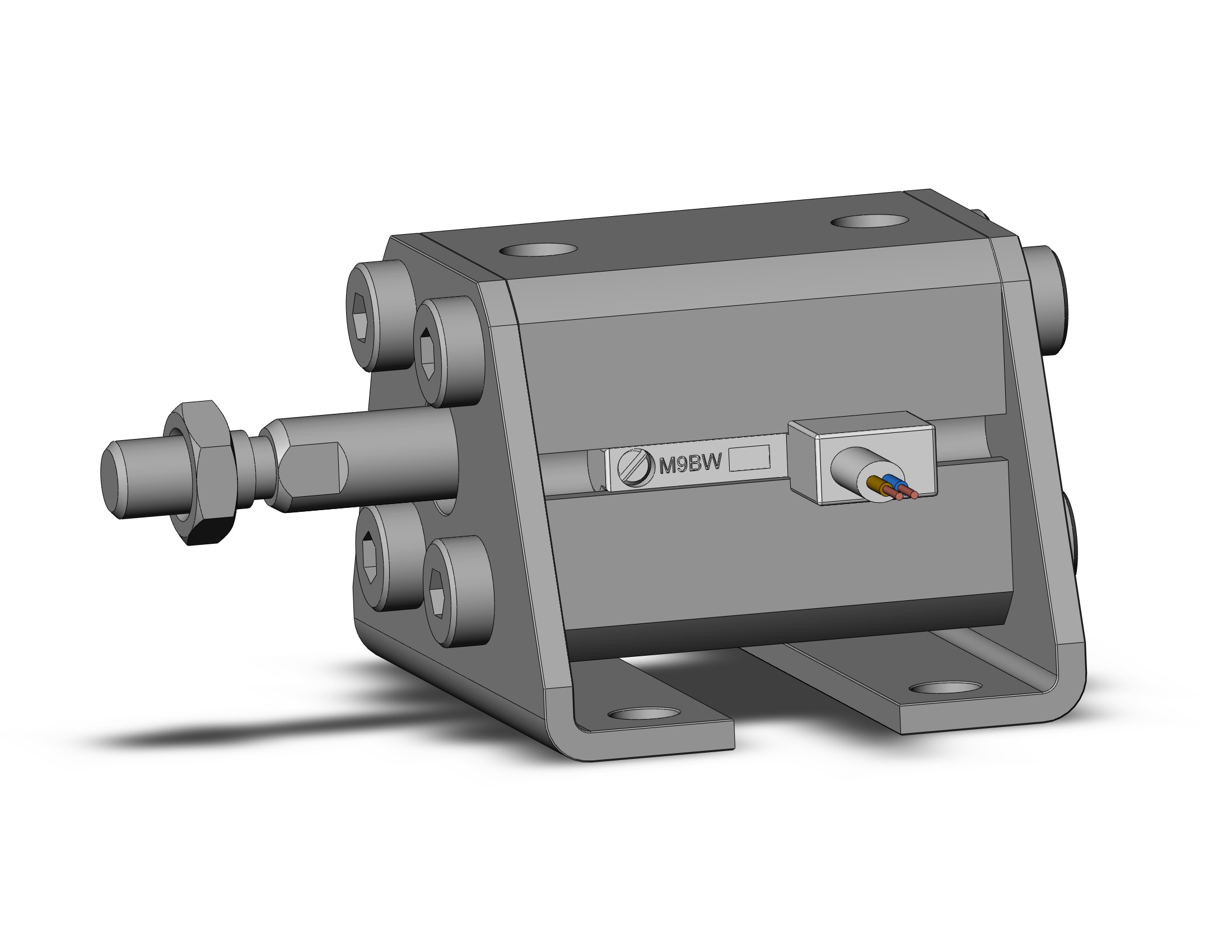 SMC CDQSL12-10DCM-M9BWV cylinder, compact, COMPACT CYLINDER