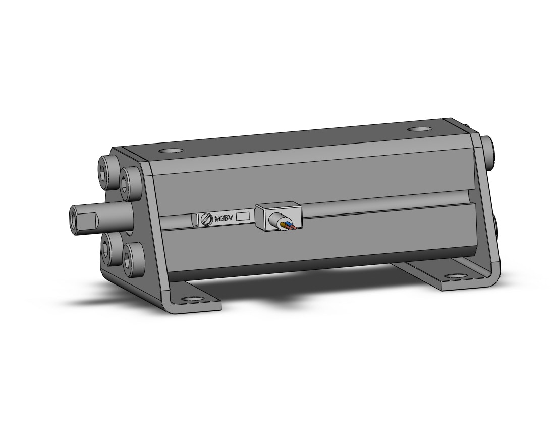 SMC CDQSL12-35DC-M9BVL cyl, compact, dbl act long stk, CQS COMPACT CYLINDER