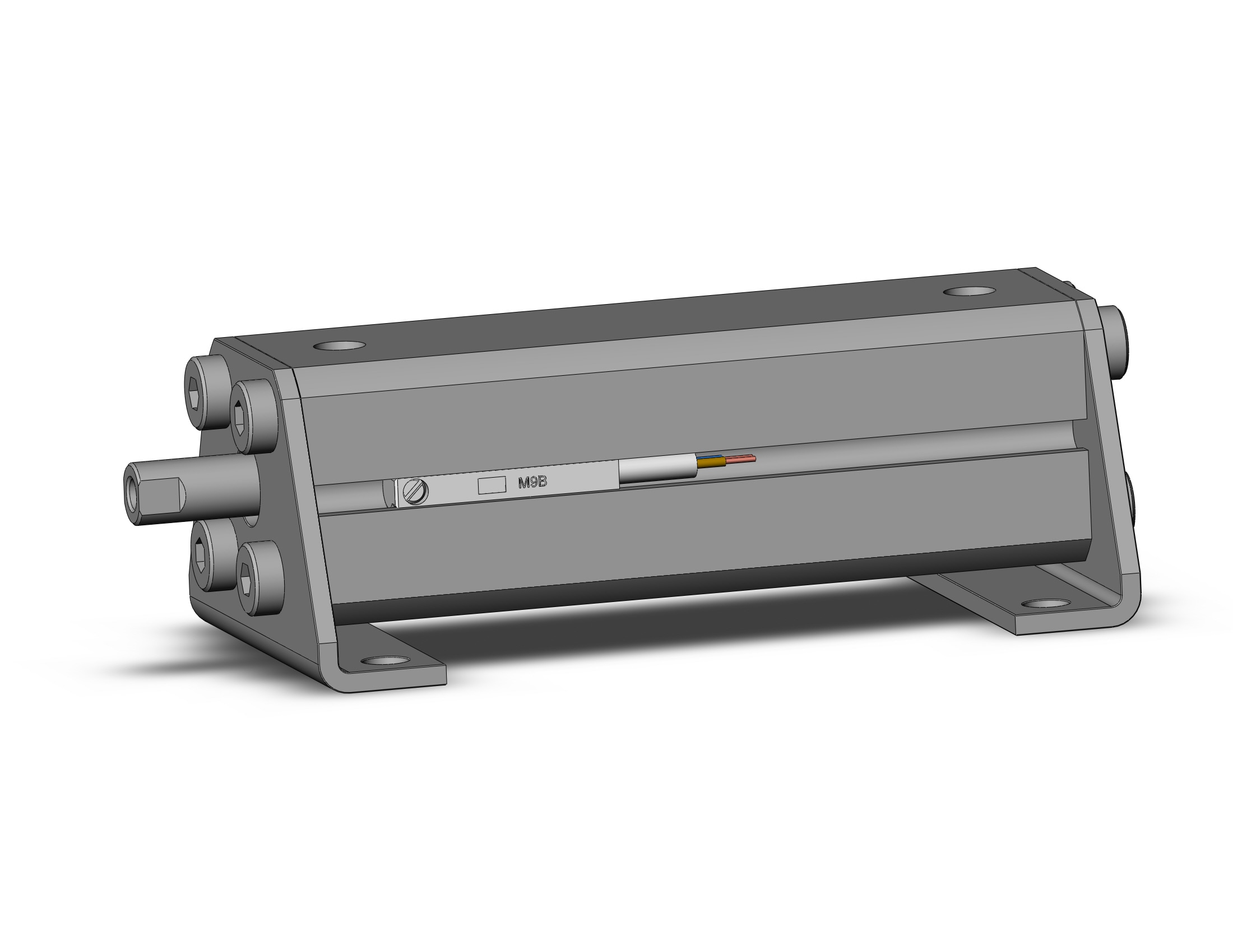 SMC CDQSL12-45DC-M9BL cyl, compact, dbl act long stk, CQS COMPACT CYLINDER