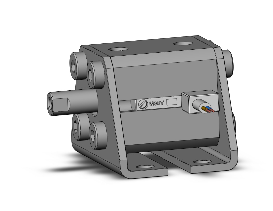 SMC CDQSL12-5DC-M9BV cylinder, compact, COMPACT CYLINDER