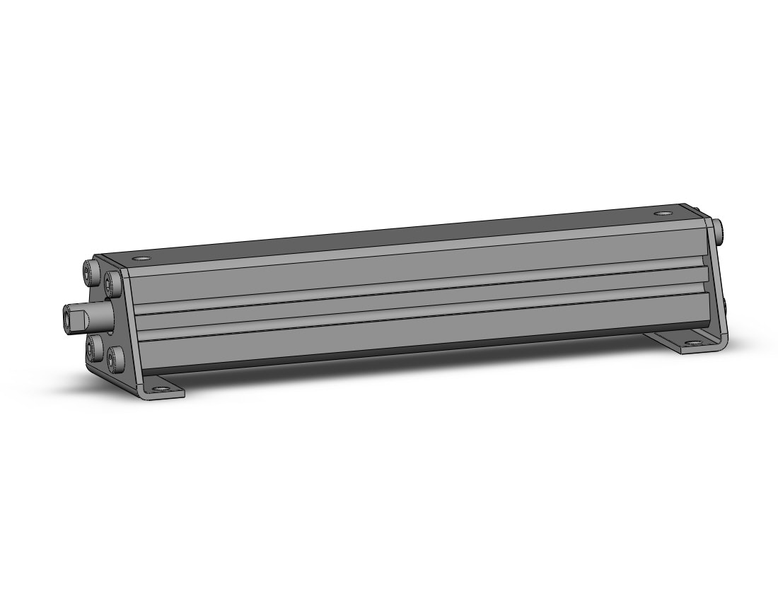 SMC CDQSL16-125DC cyl, compact, dbl act long stk, CQS COMPACT CYLINDER